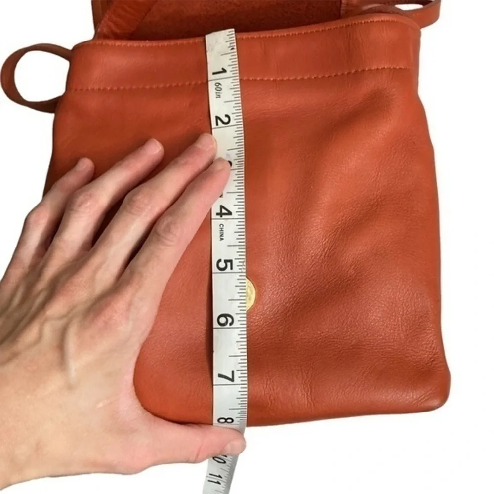 Coach vintage RARE orange burnt sienna Leather mini backpack 4152
